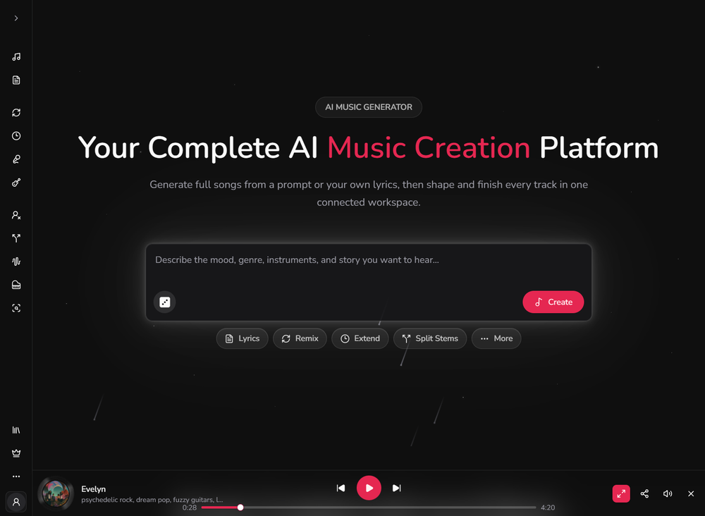 LumiMusic website