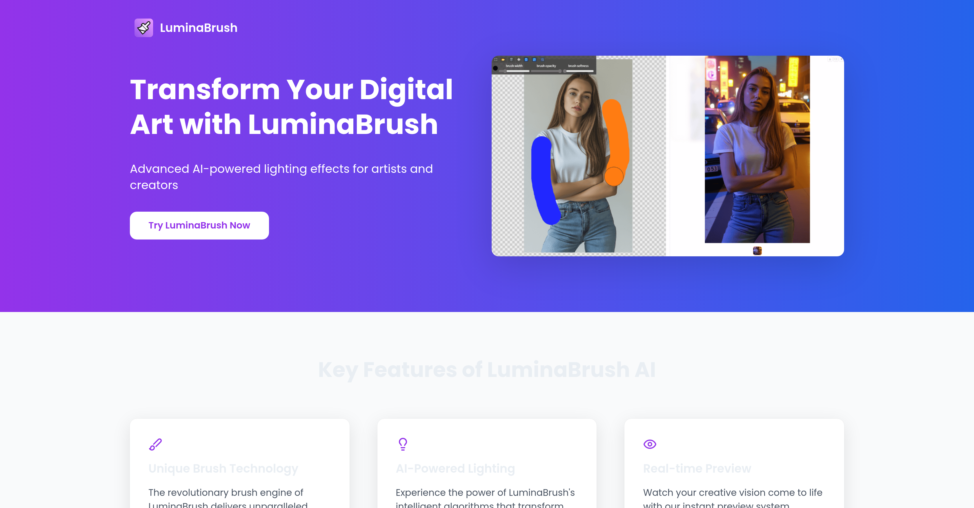 LuminaBrush preview