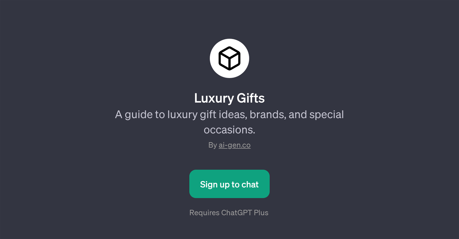 Luxury Gifts website