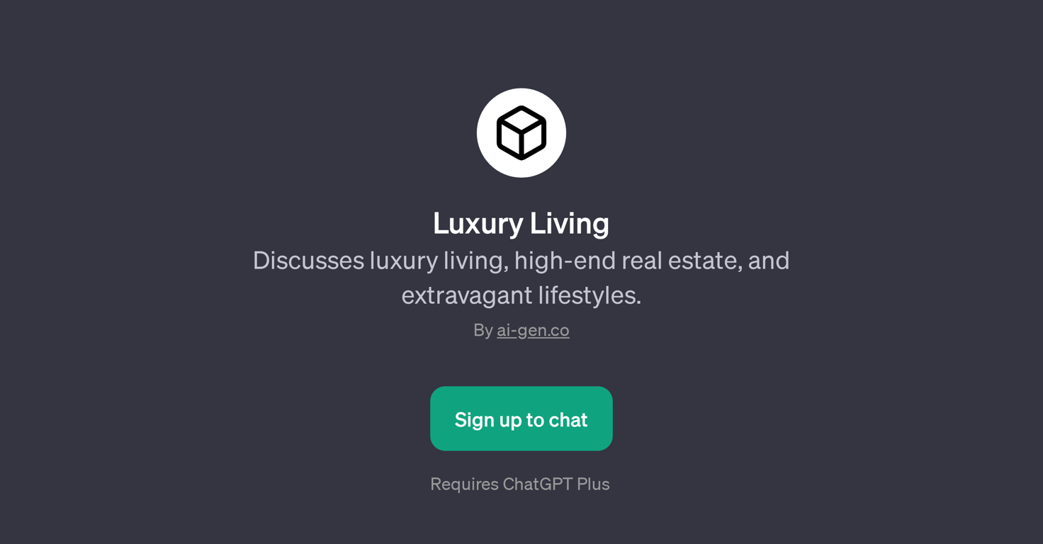 Luxury Living website