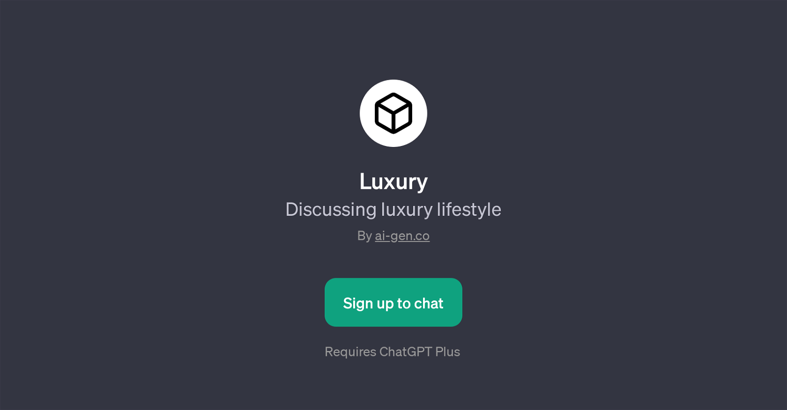Luxury website