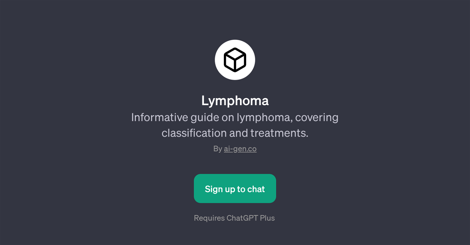 Lymphoma website