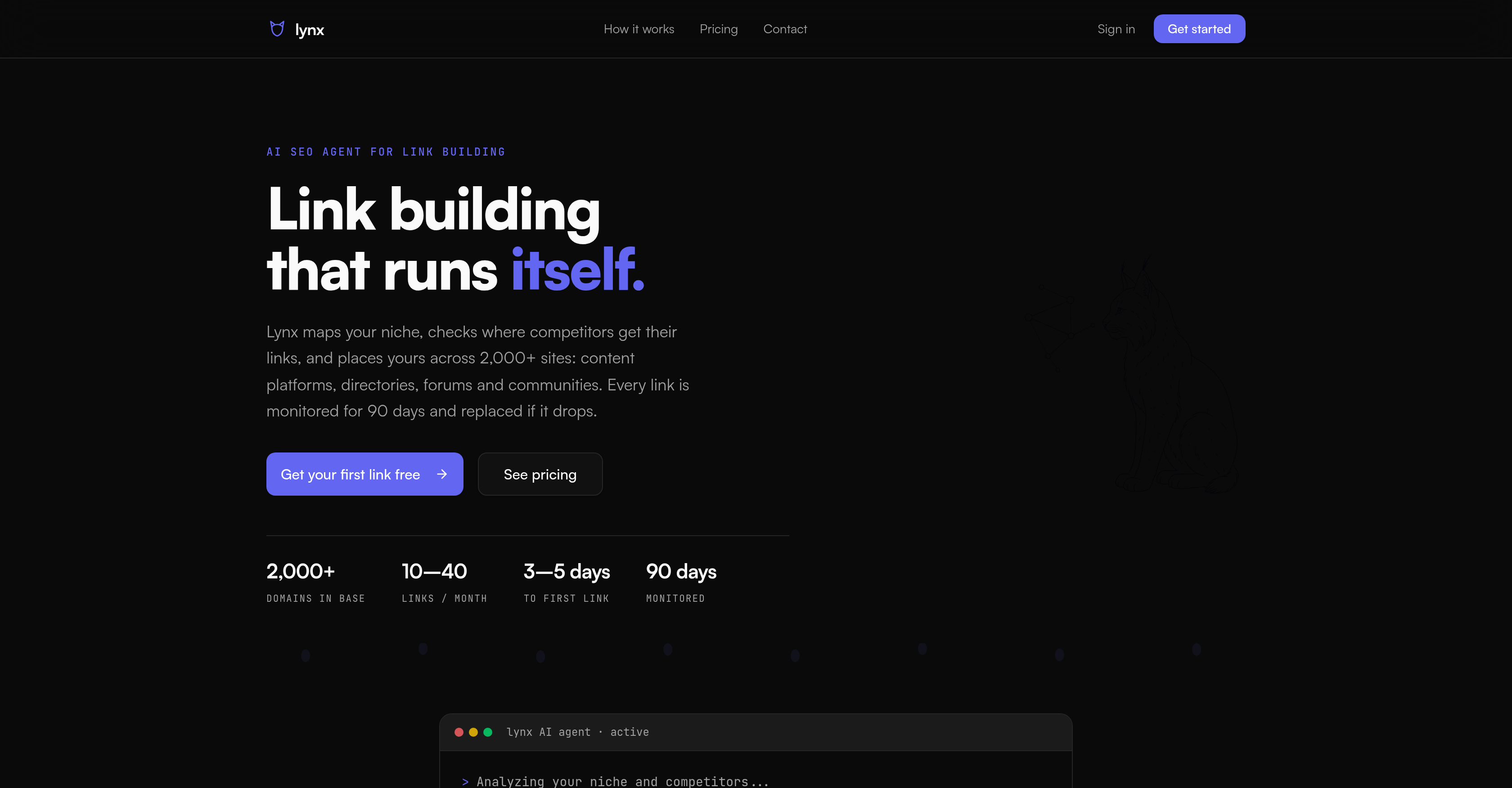 Lynx AI:link building agent 直接打自动外链