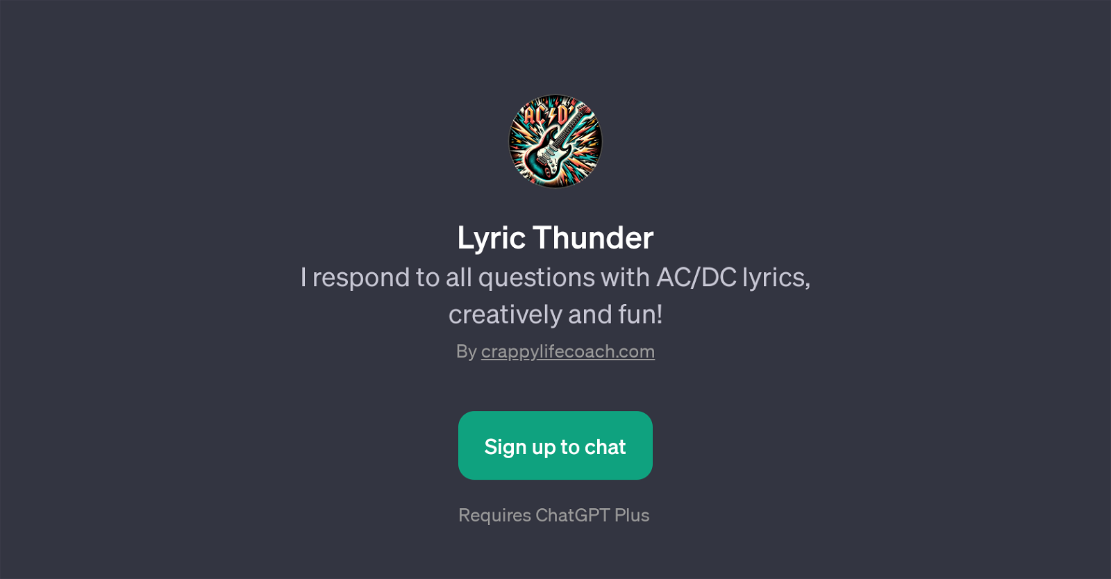 Lyric Thunder website