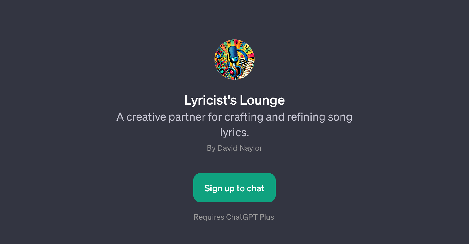 Lyricist's Lounge website