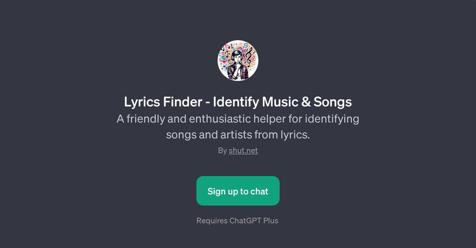 Lyrics Finder - Identify Music & Songs website