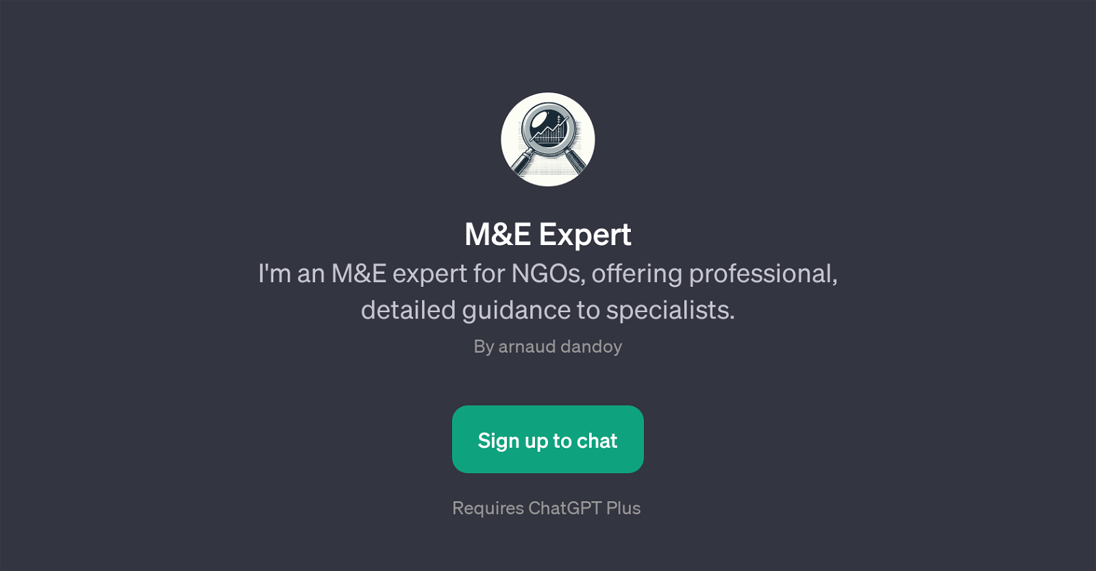 M&E Expert website