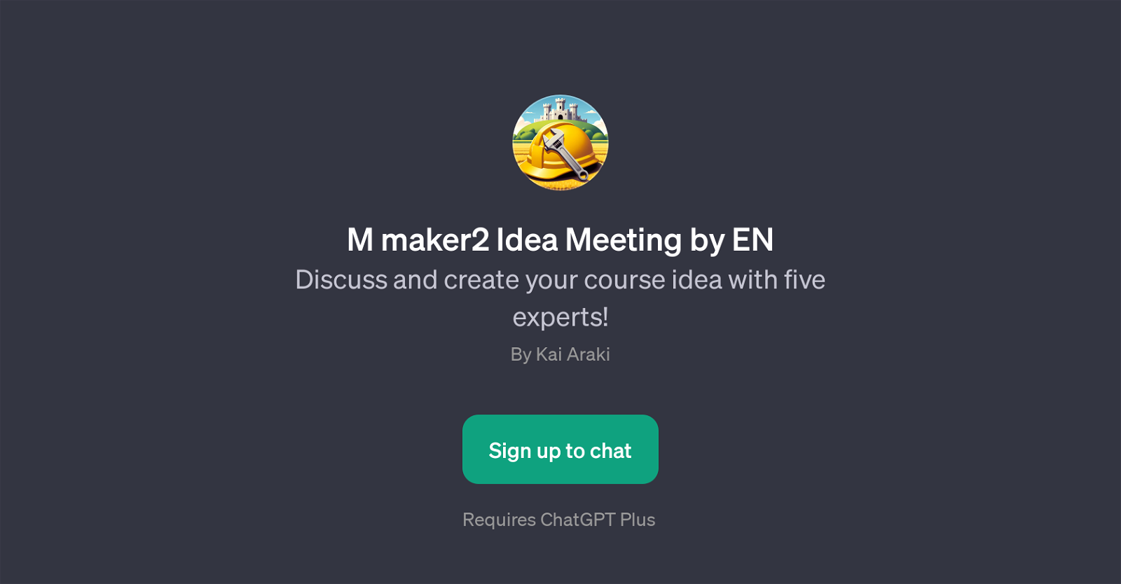M maker2 Idea Meeting by EN website