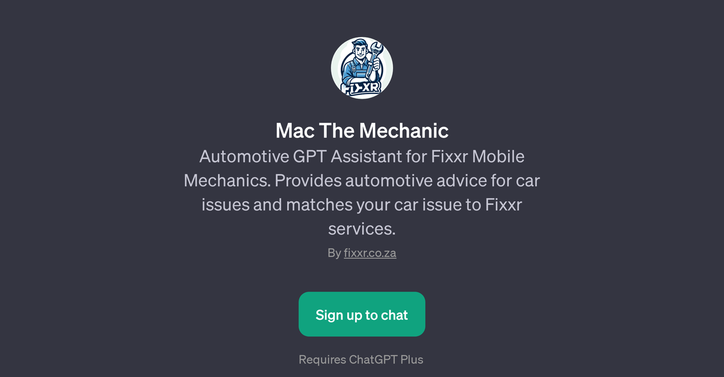 Mac The Mechanic website