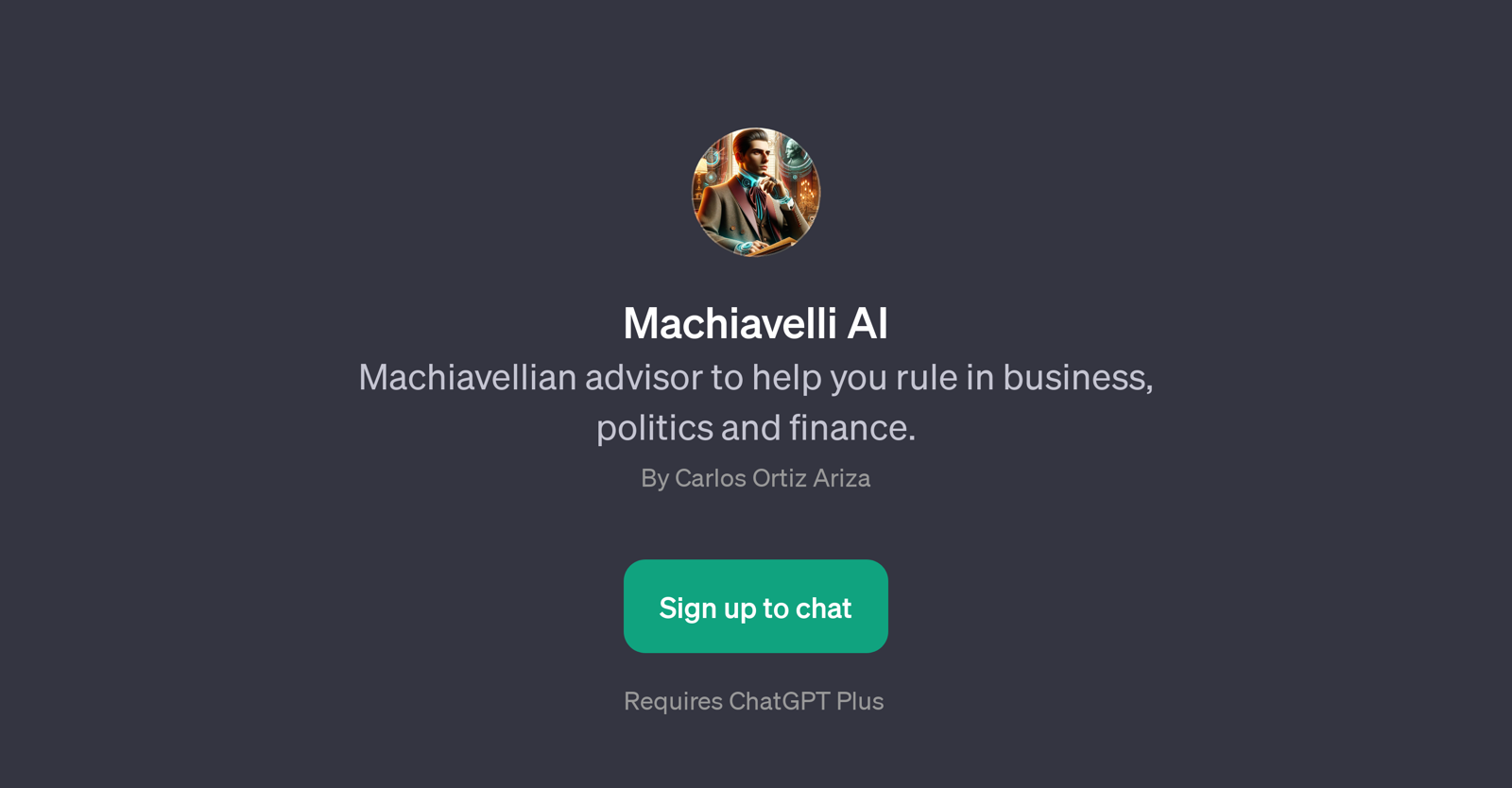 Machiavelli AI website