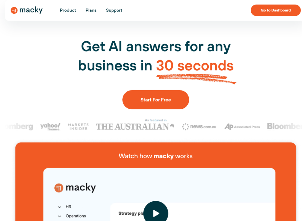 Macky website