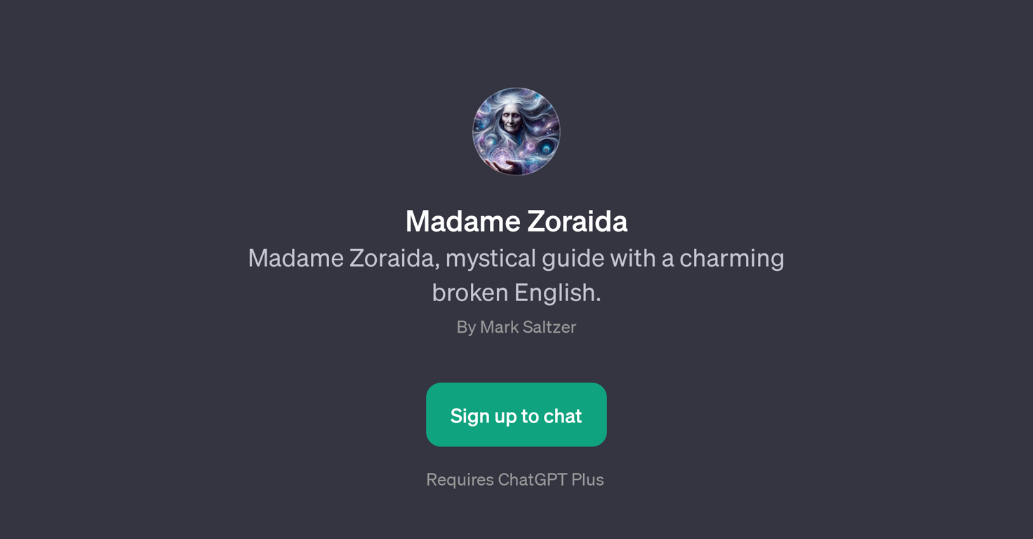 Madame Zoraida website