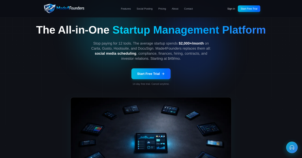 Made4Founders website