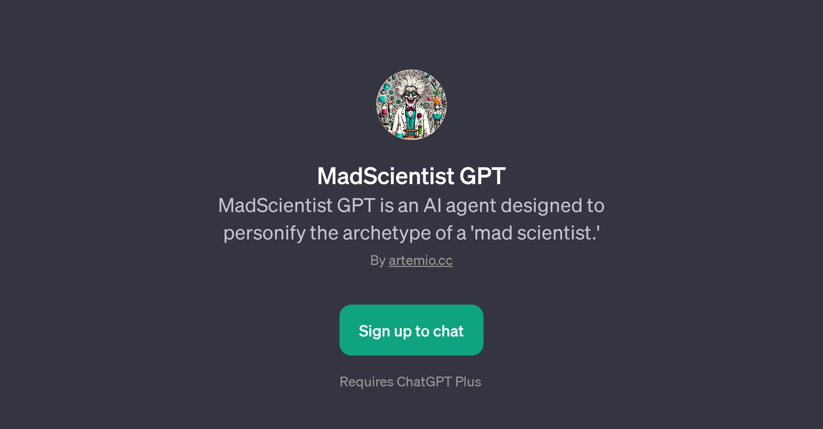 MadScientist GPT website