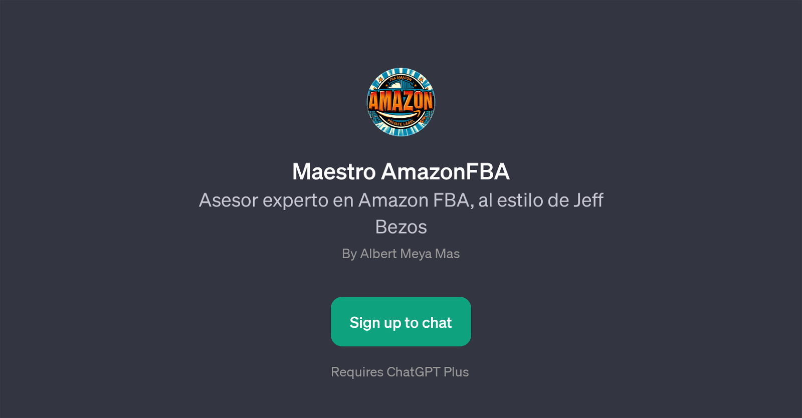 Maestro AmazonFBA website