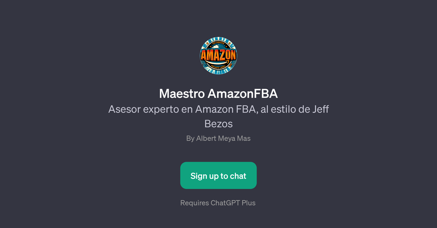 Maestro AmazonFBA website