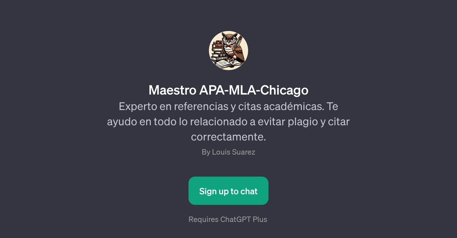Maestro APA-MLA-Chicago website