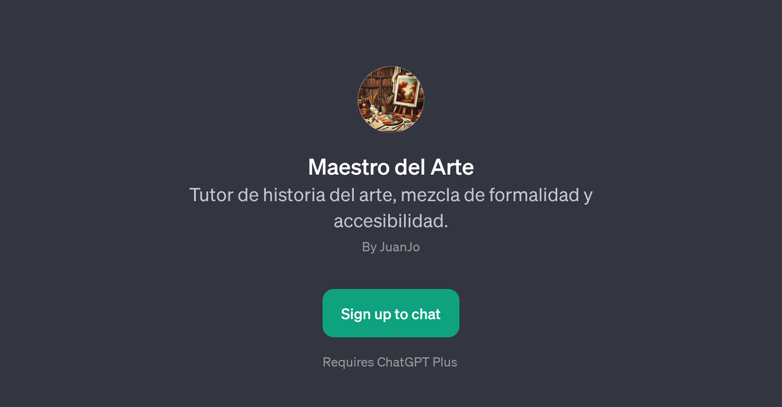 Maestro del Arte website