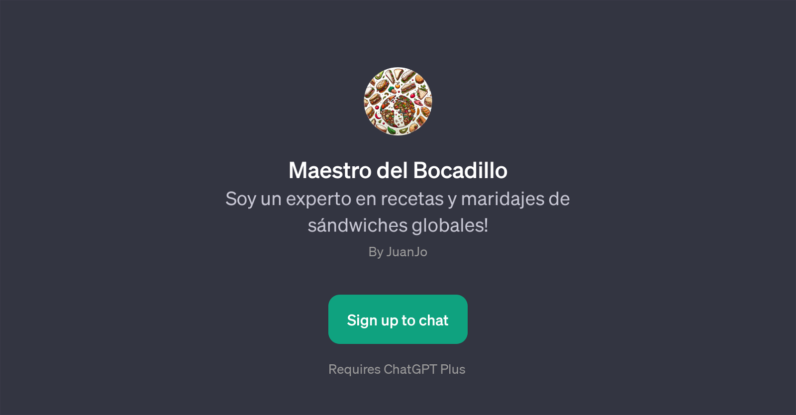 Maestro del Bocadillo website