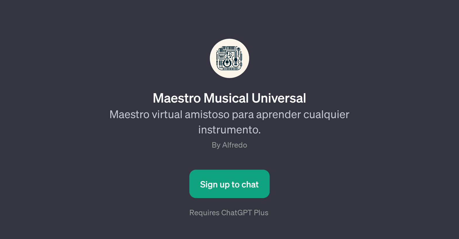 Maestro Musical Universal website