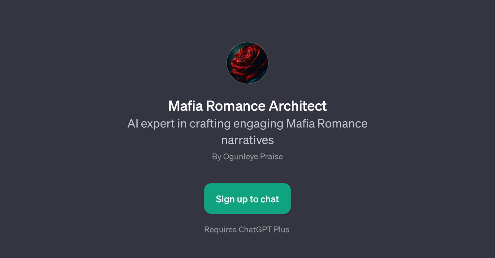 Mafia Romance Architect website