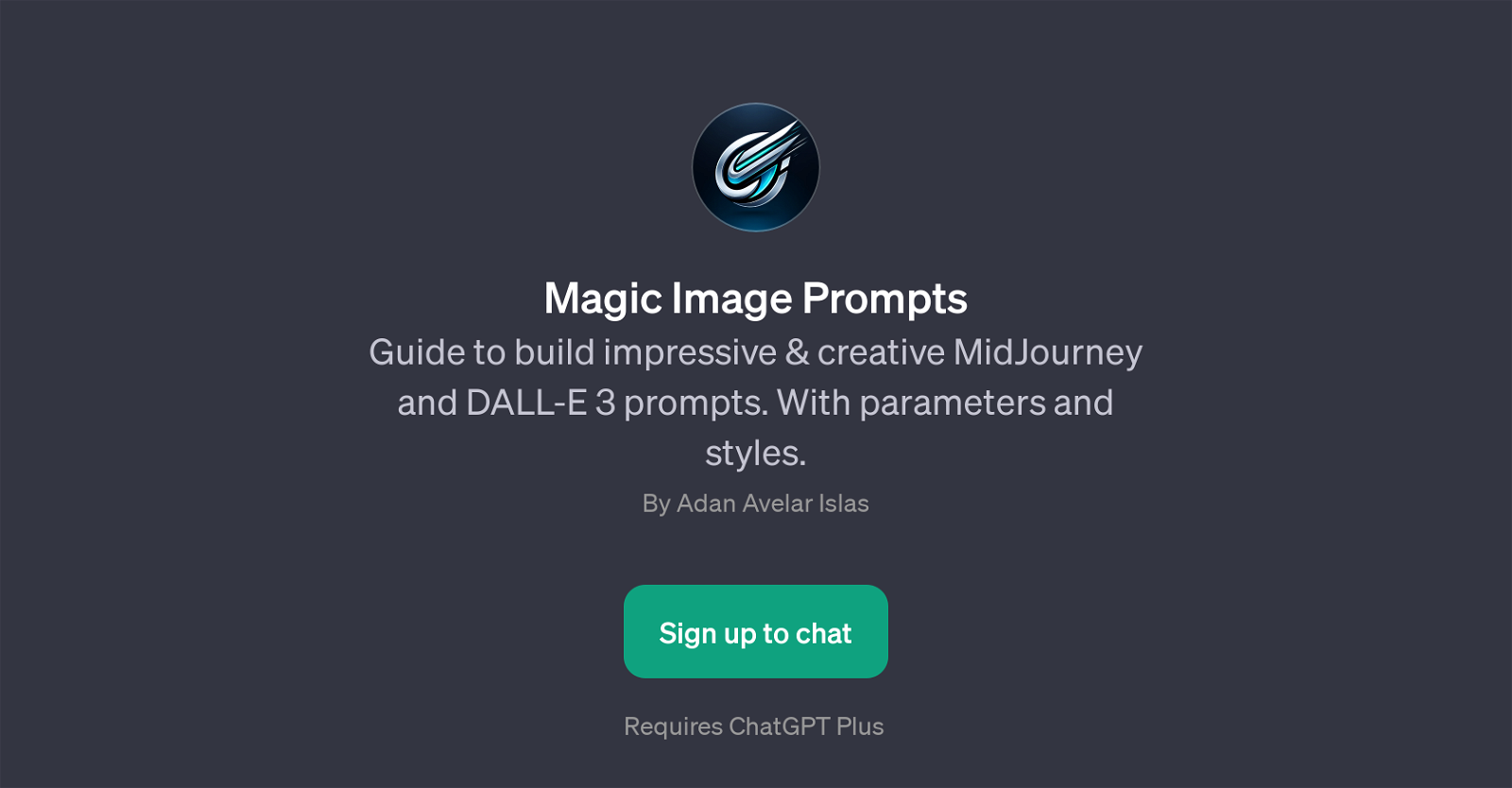 Magic Image Prompts website