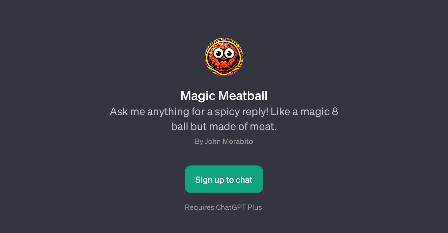 Magic Meatball website