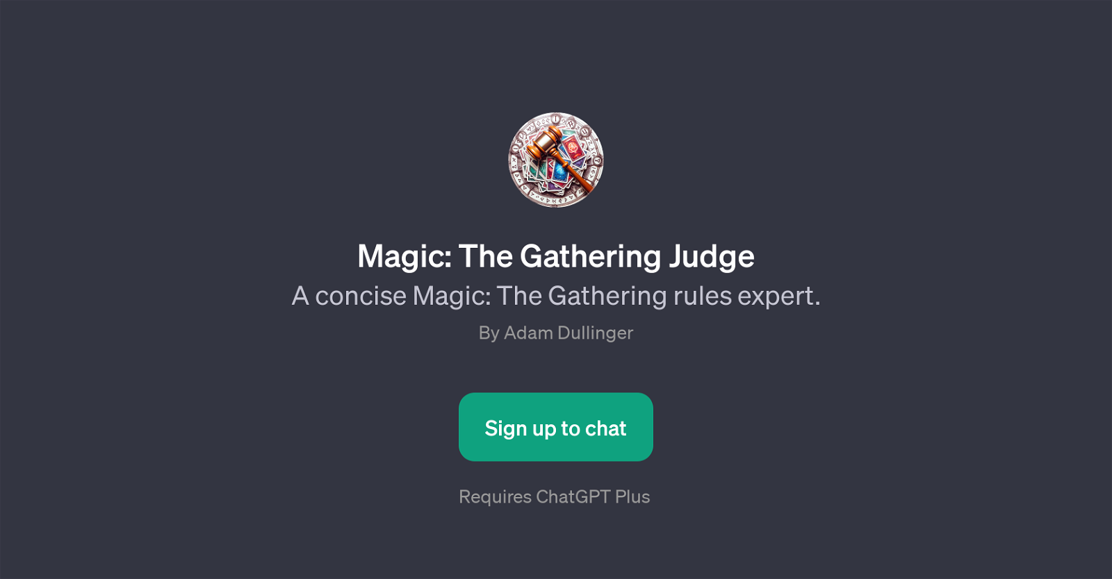 Magic: The Gathering Judge website