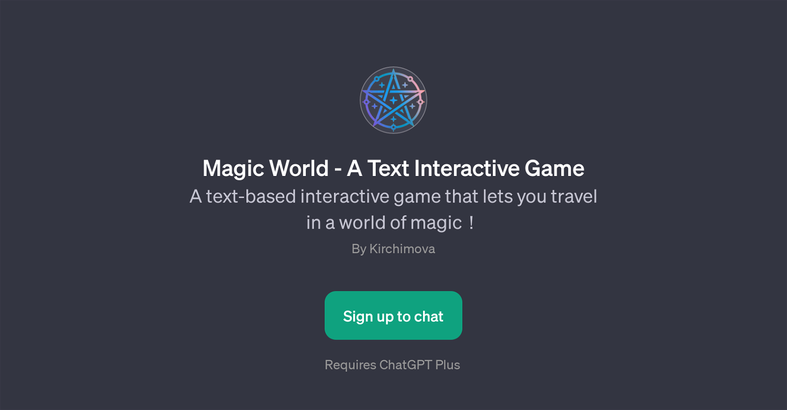 Magic World website