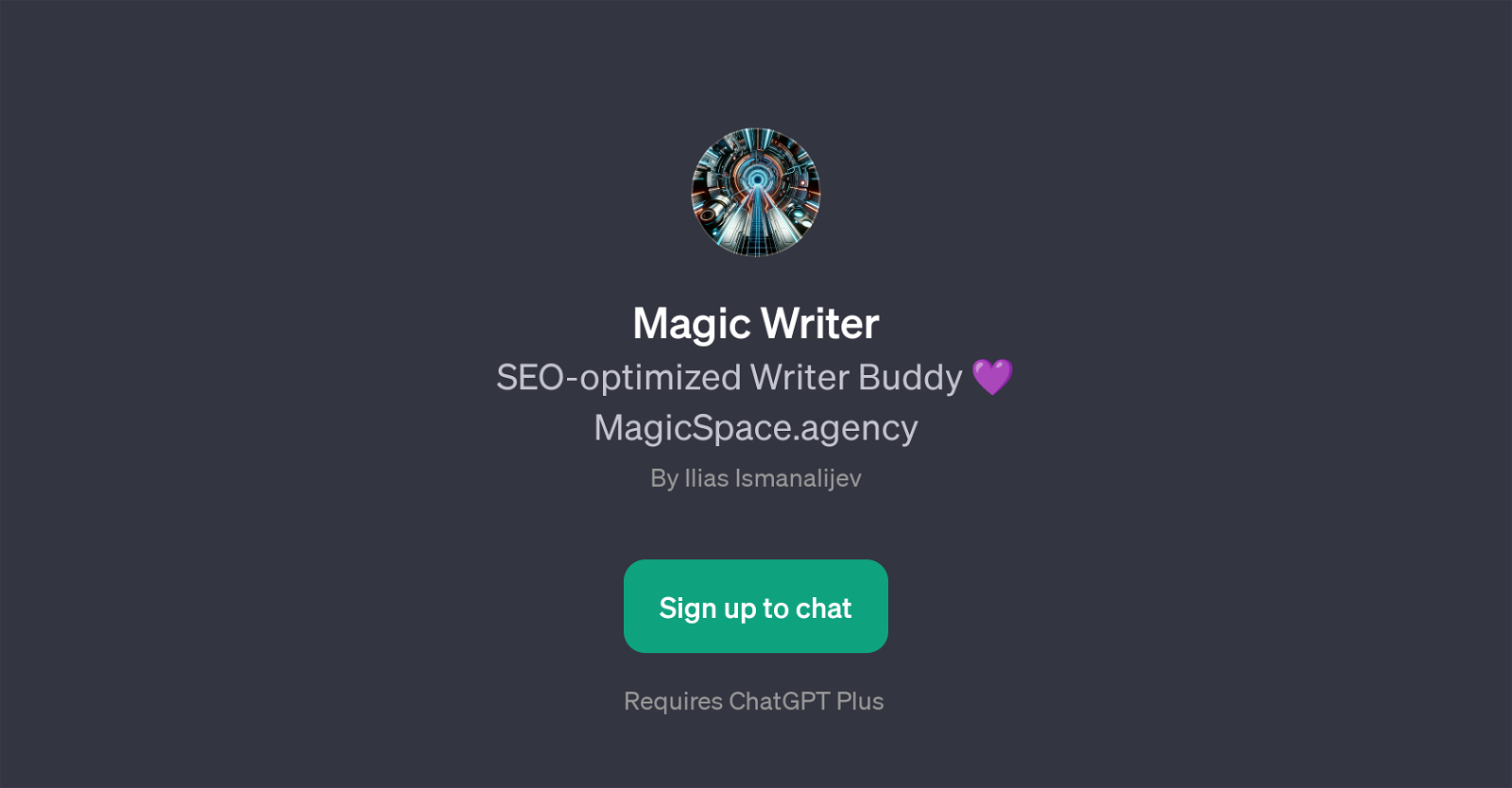 Magic Writer website