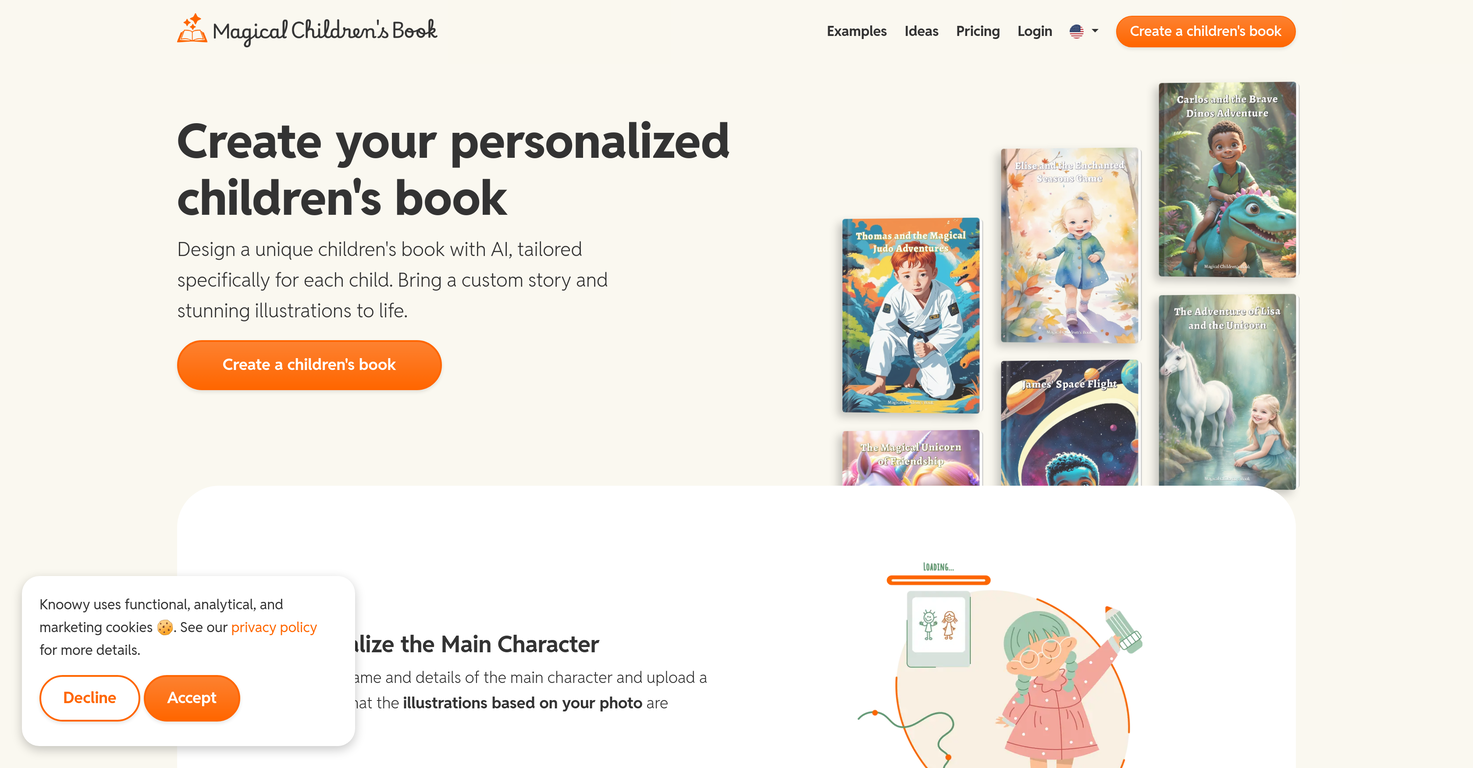 Magical Children's Book website