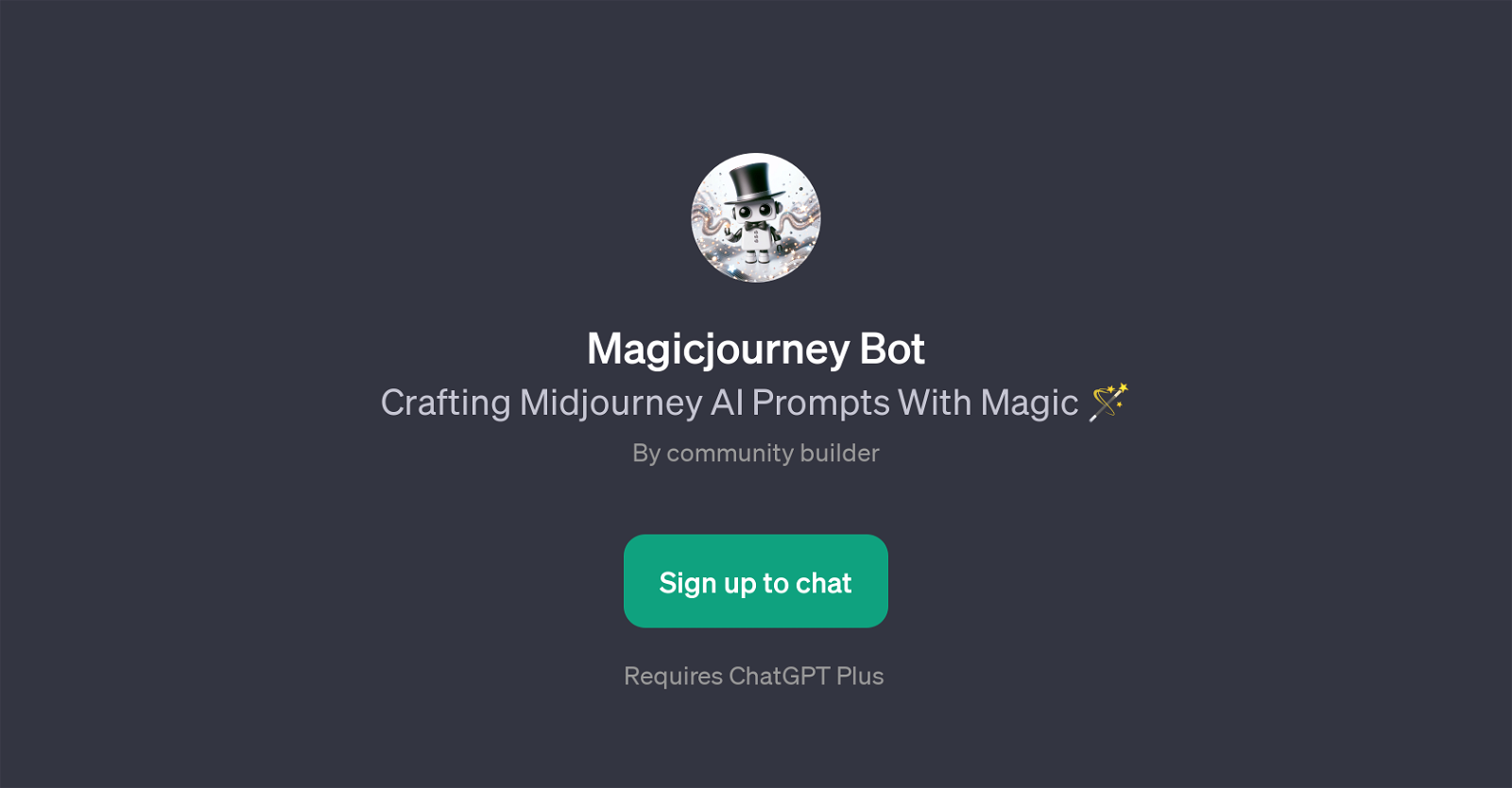 Magicjourney Bot website