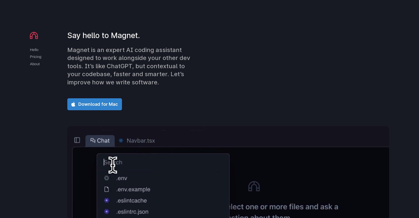 Magnet website