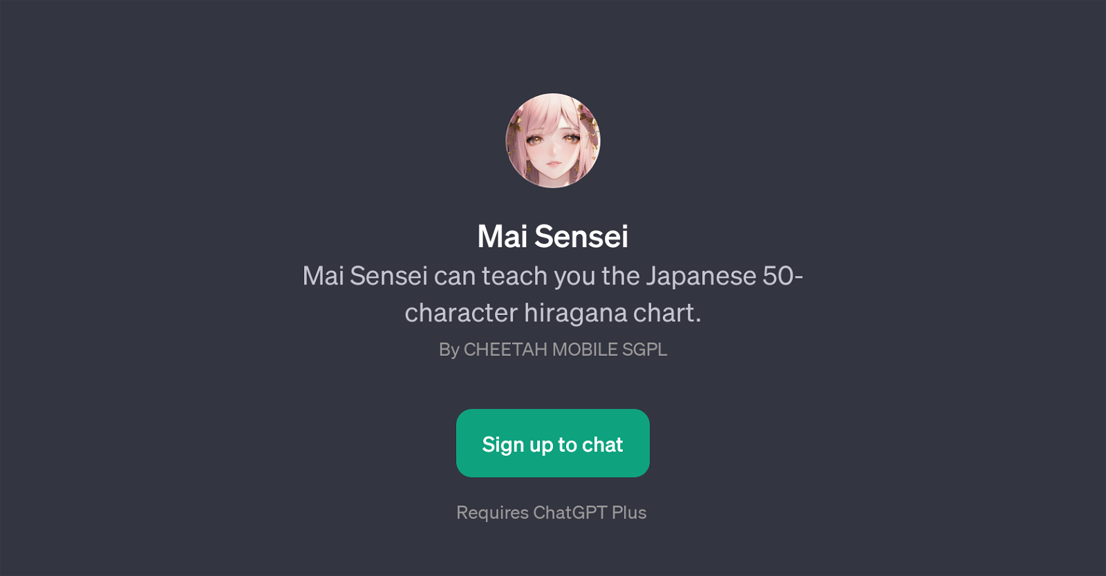 Mai Sensei website