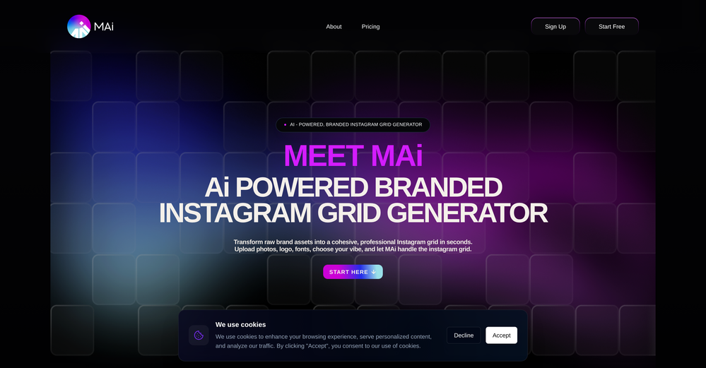 Mai Social website