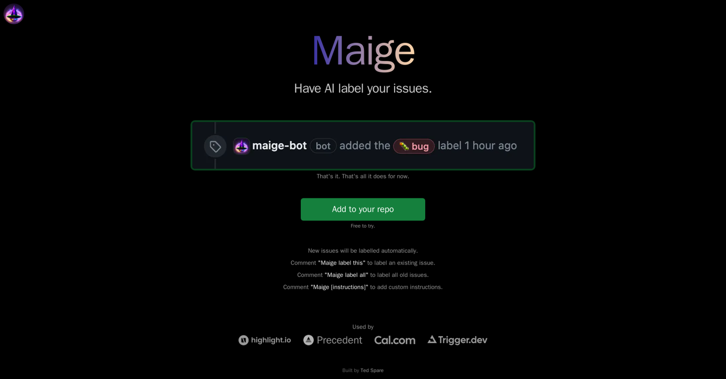 Maige website