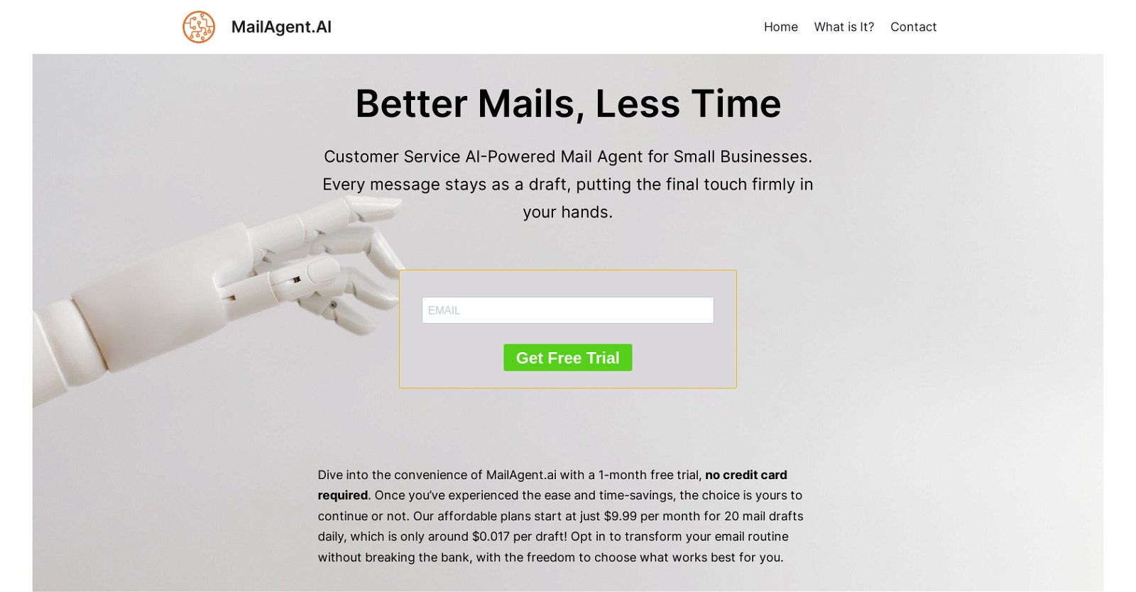 MailAgent website