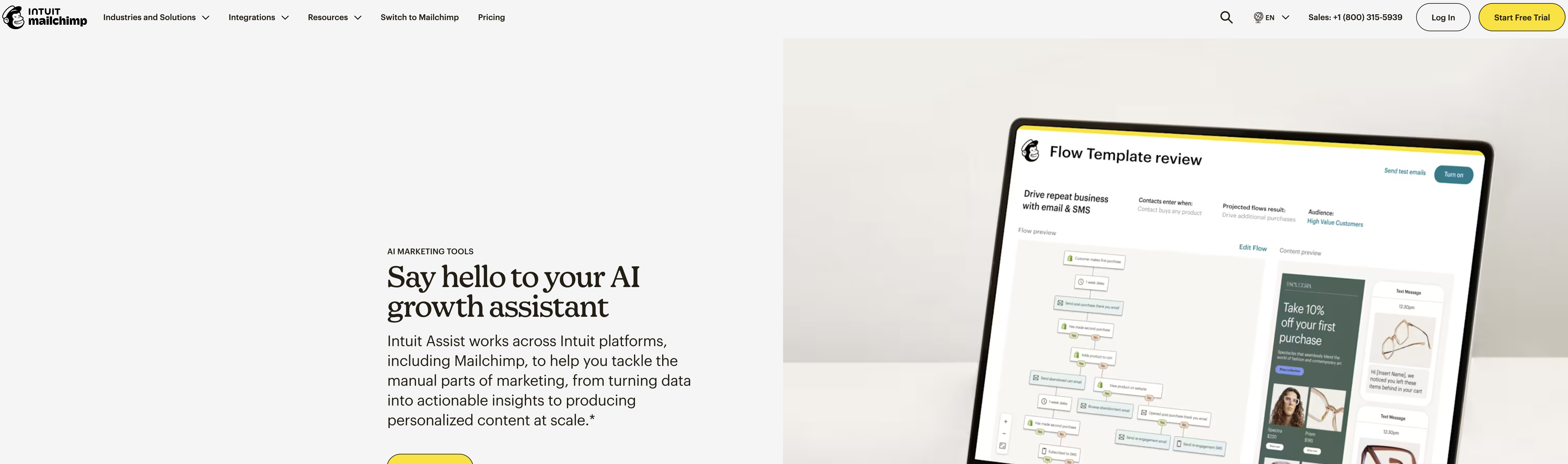 Mailchimp Intuit Assist screenshot 1 Mailchimp Intuit Assist screenshot 1