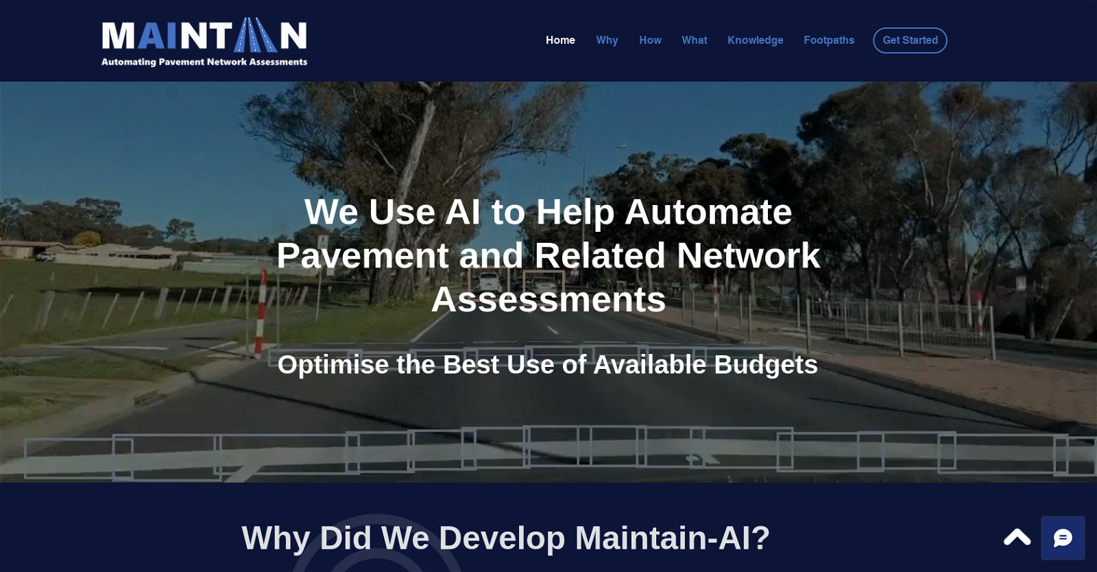 Maintain-AI website