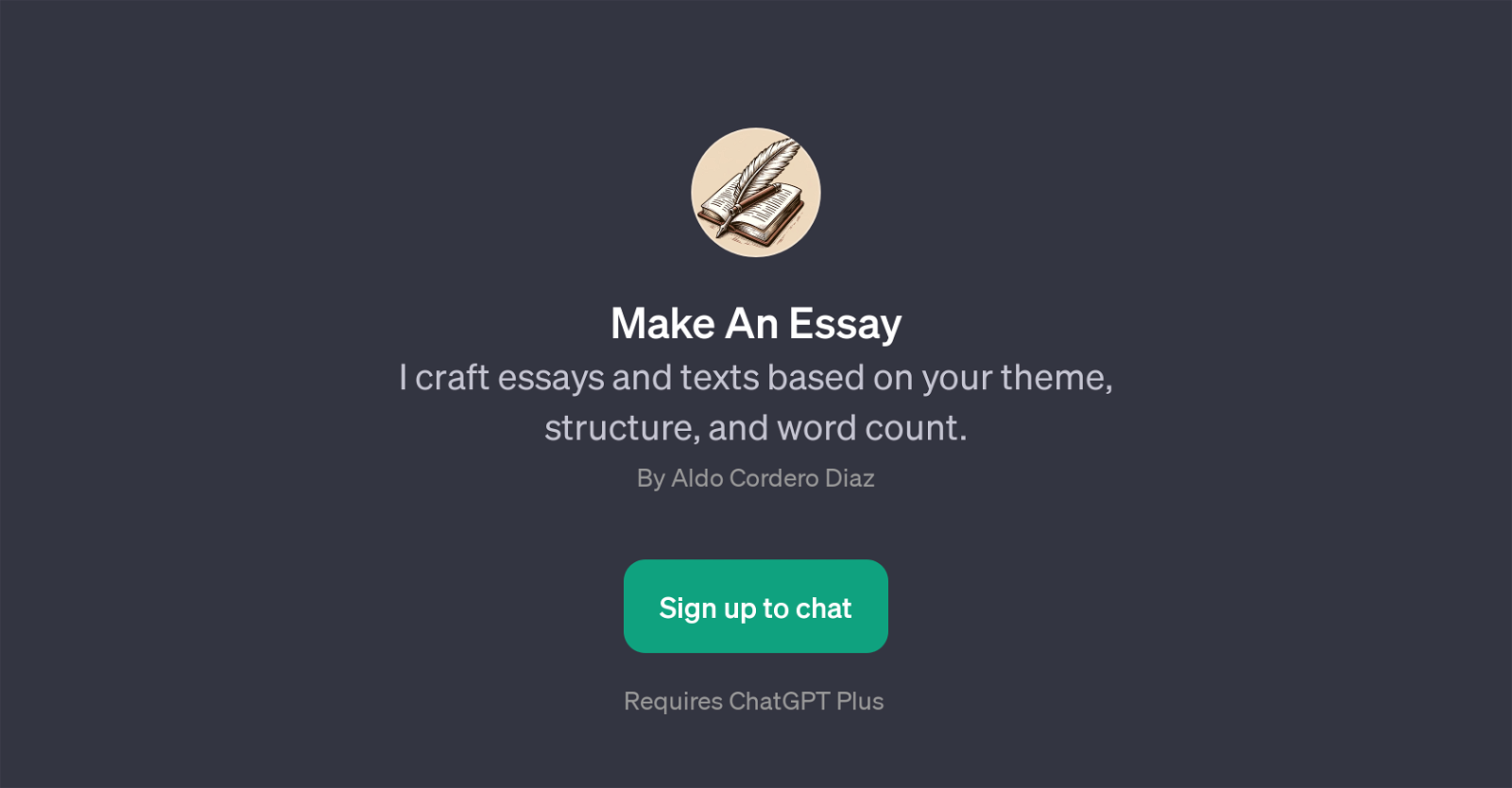 Make An Essay website