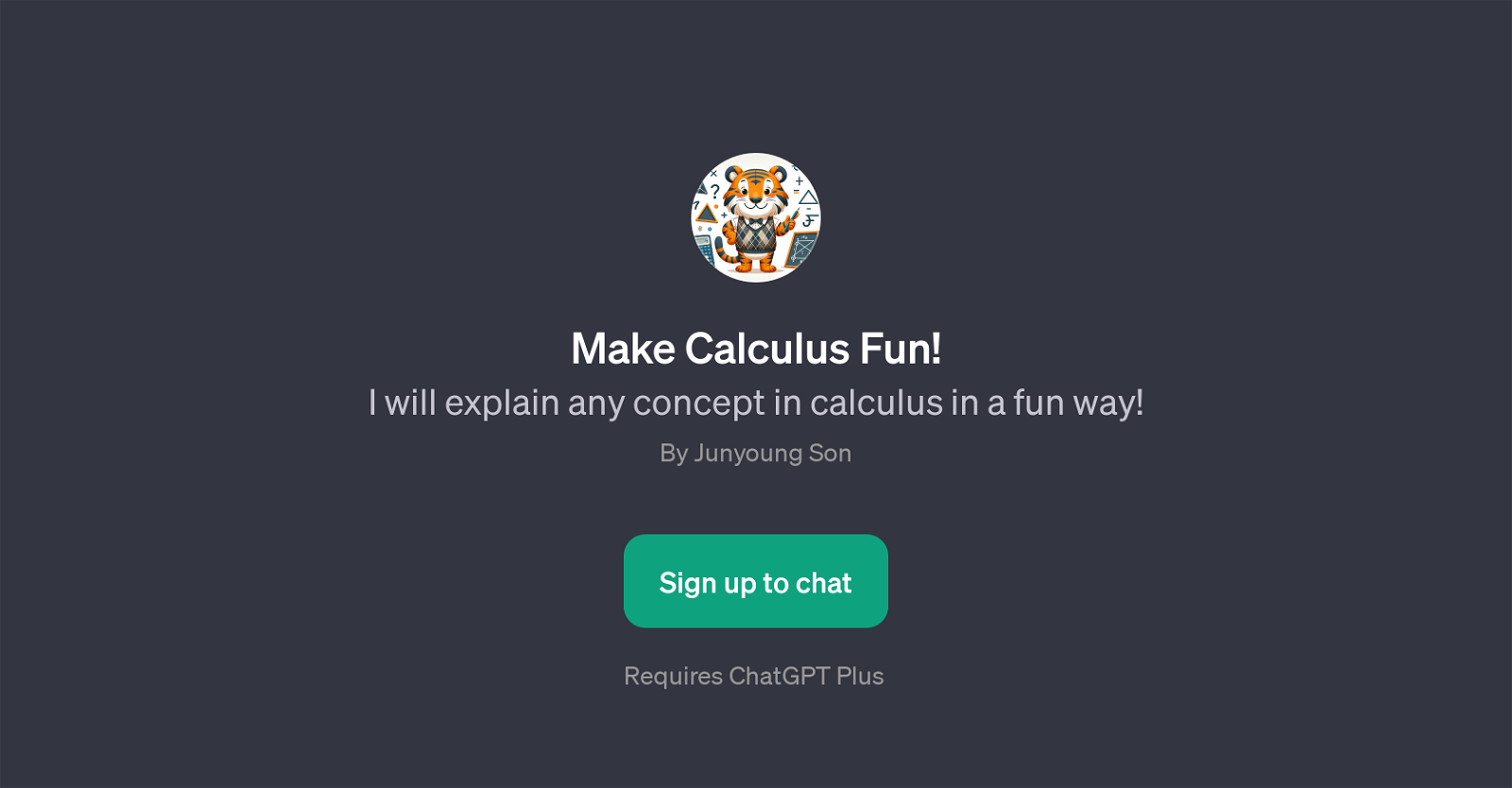 Make Calculus Fun website