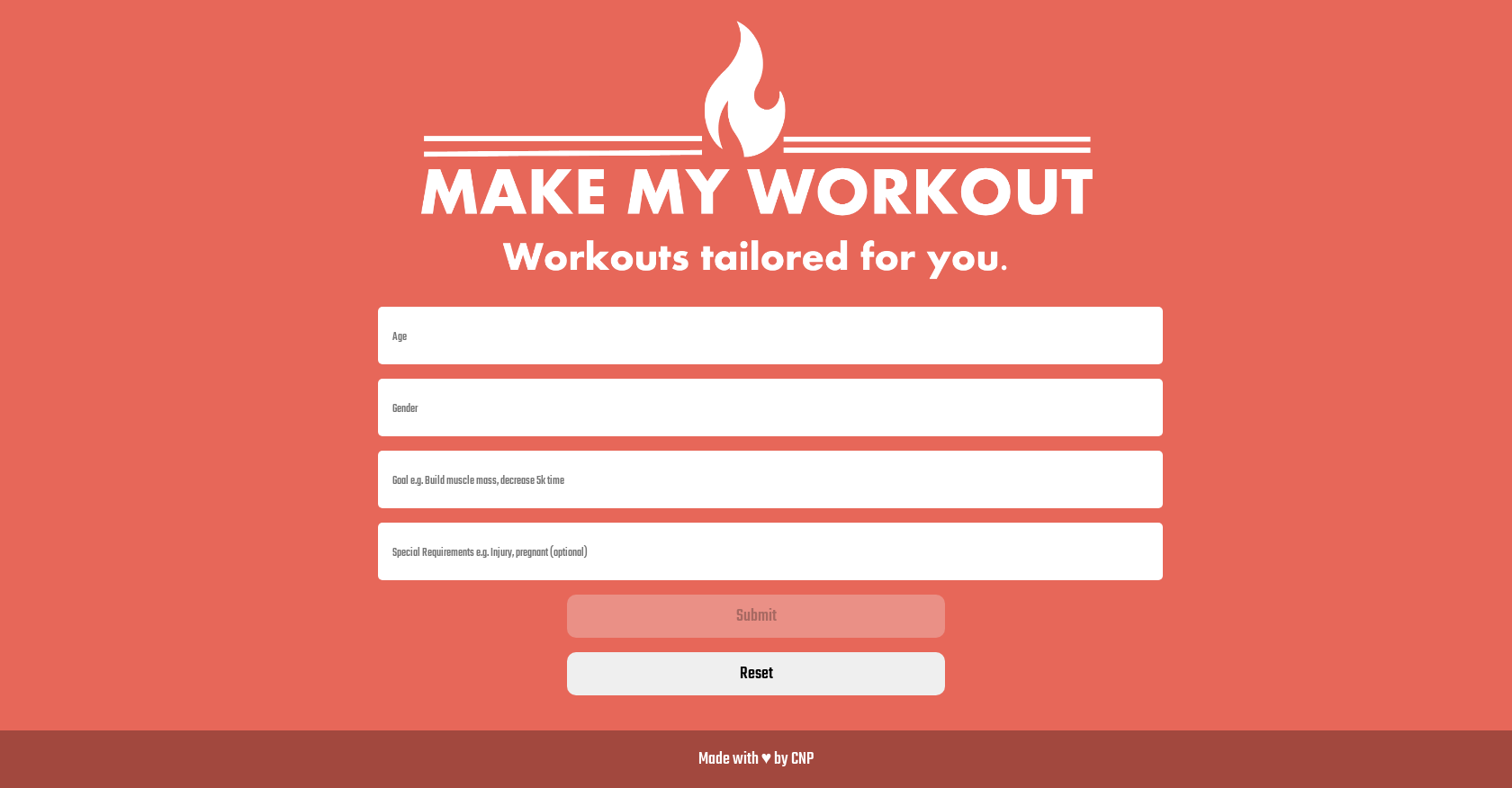 Make My Workout