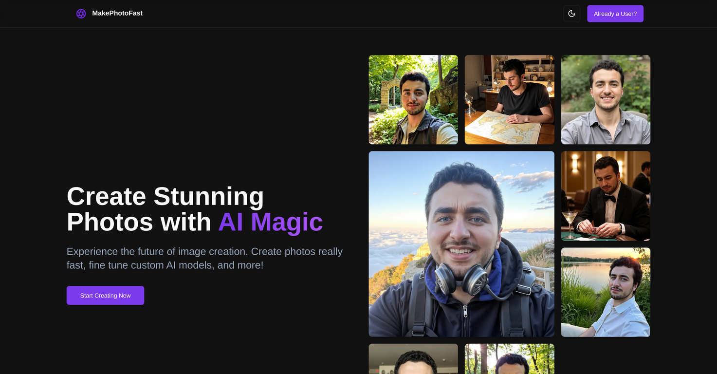 MakePhotoFast website