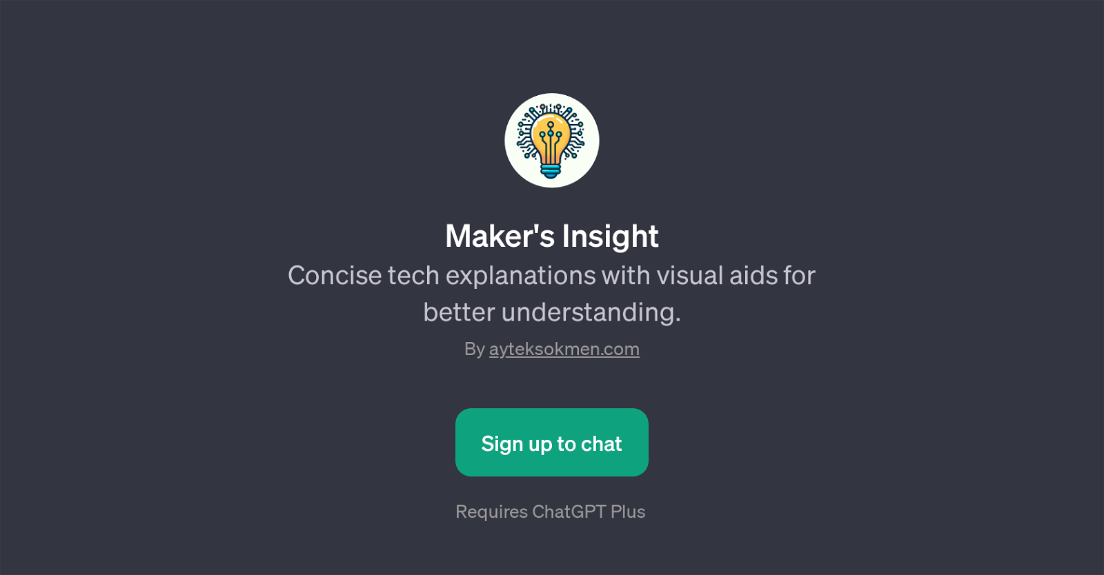 Maker's Insight website