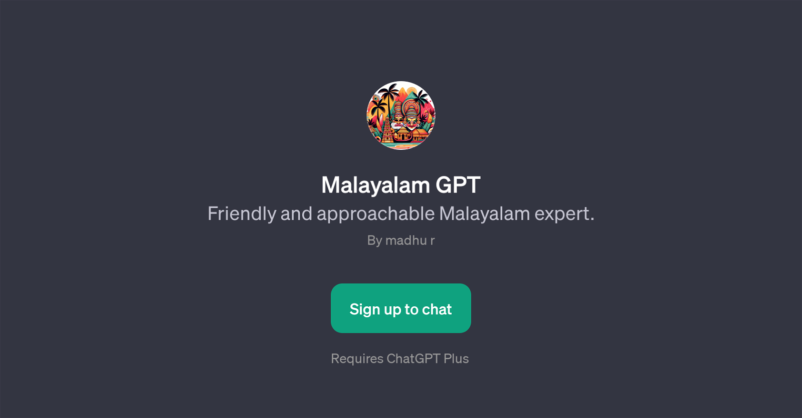 Malayalam GPT website