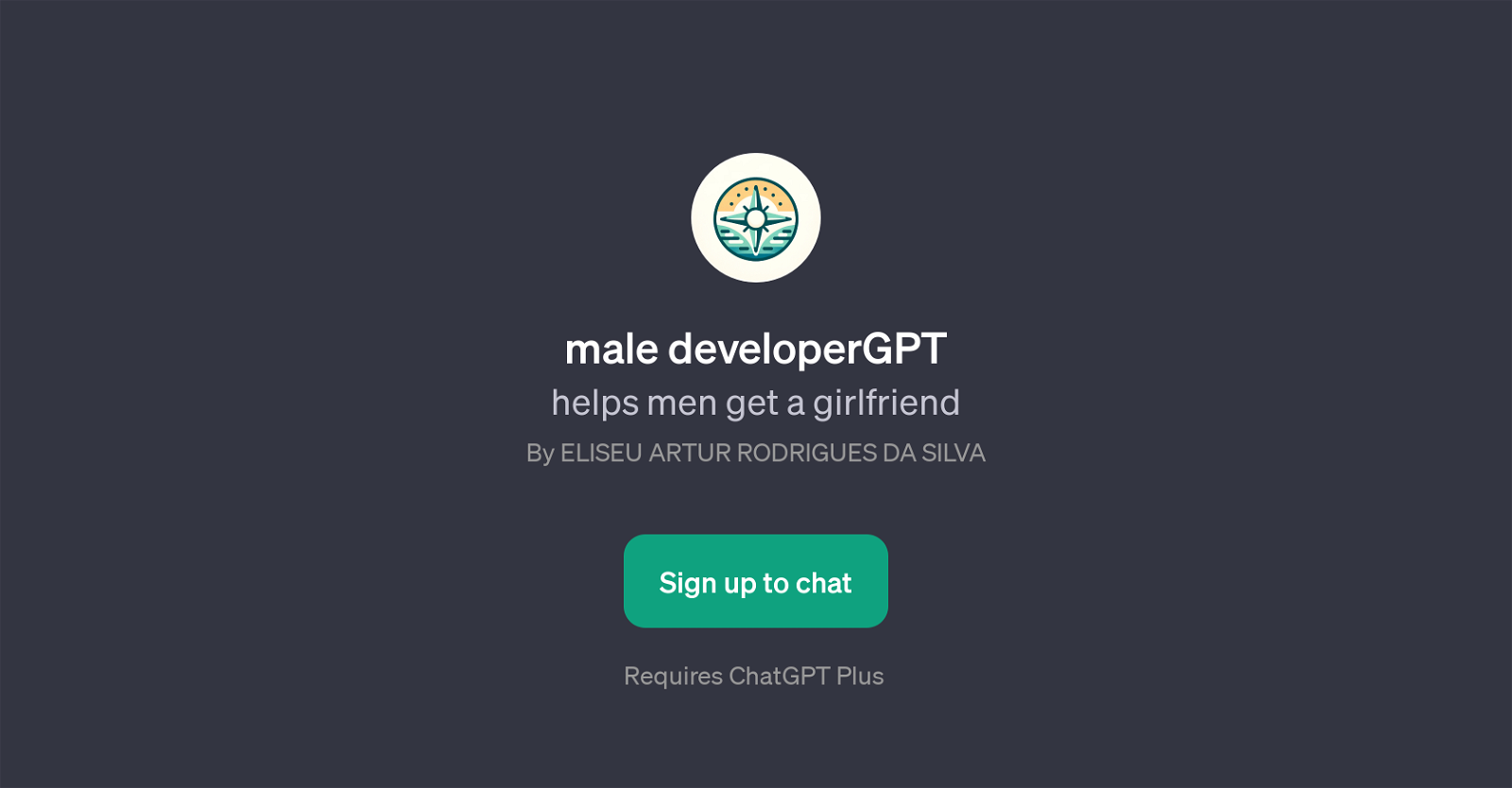 male developerGPT website