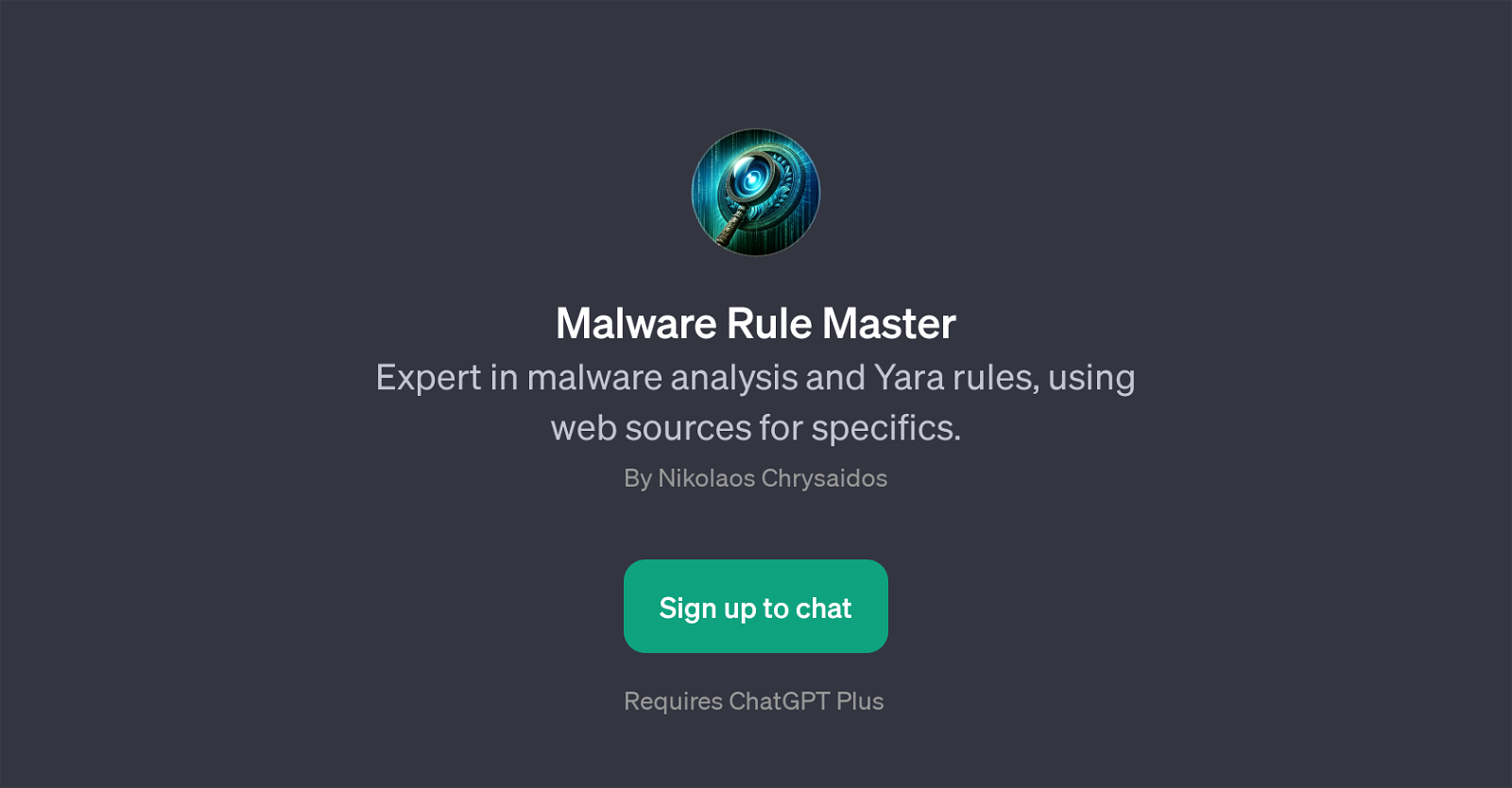 Malware Rule Master website