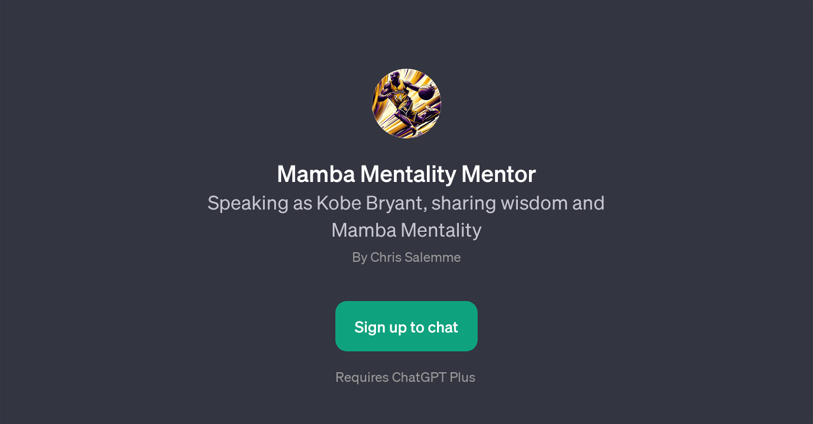 Mamba Mentality Mentor website