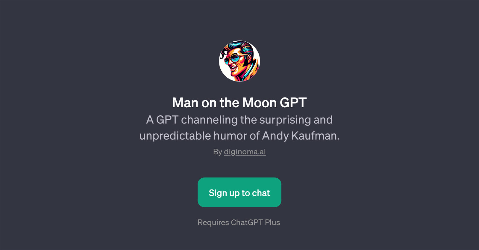 Man on the Moon GPT website