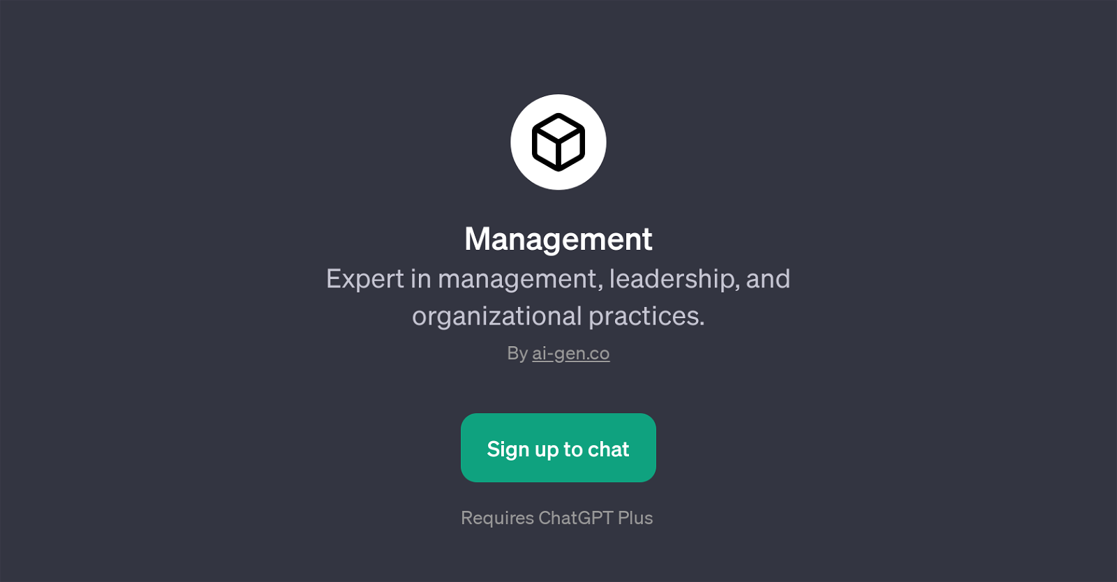 ManagementPage website